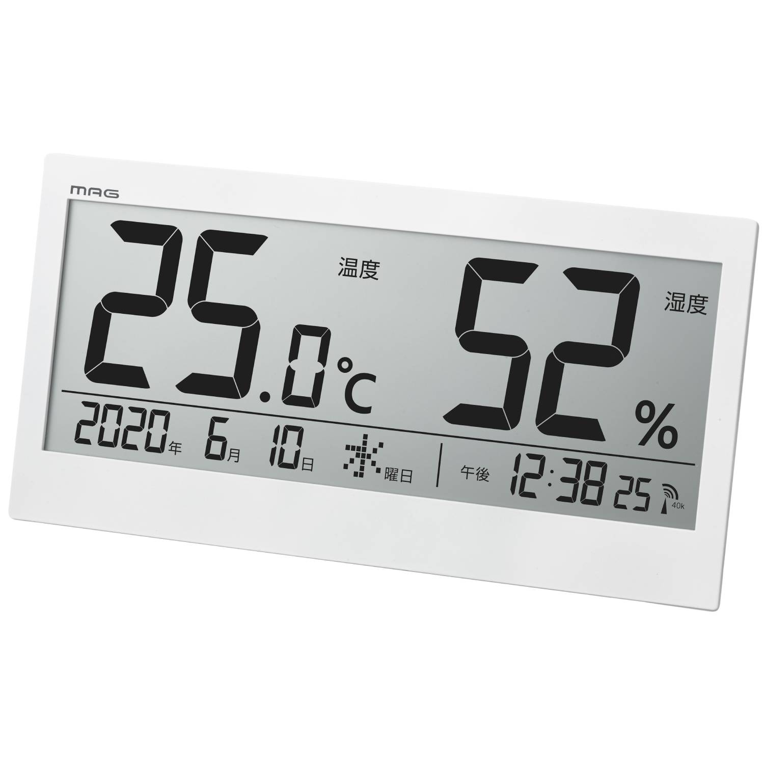 MAGデジタル温度湿度計 ビッグメーター